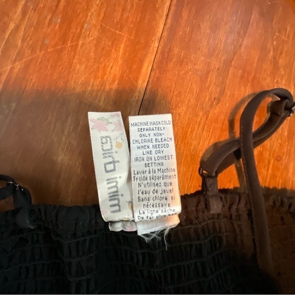 Mimi Chica Dress High Low Black White Zebra‎ Lace Midi Western Size S - Picture 8 of 10